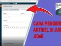 Cara Mengirim Artikel di Jurnal JIDeR